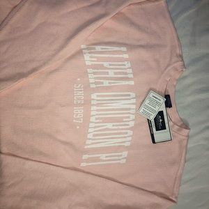 Alpha Omicron Pi crew neck